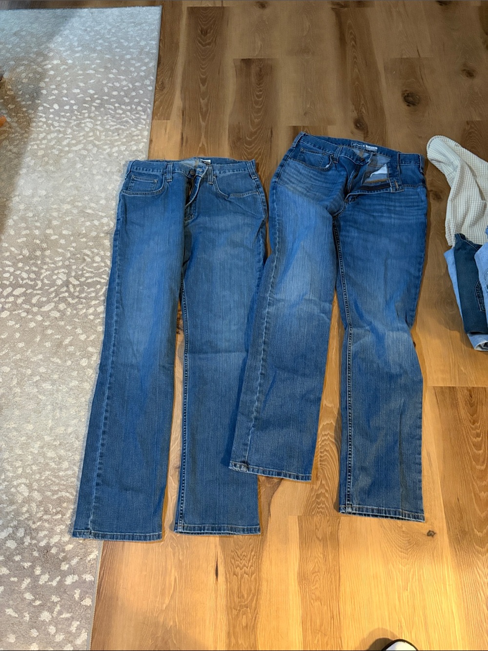 Carhartt Blue Workwear Jeans Pair - Classic Denim - Picture 2 of 4